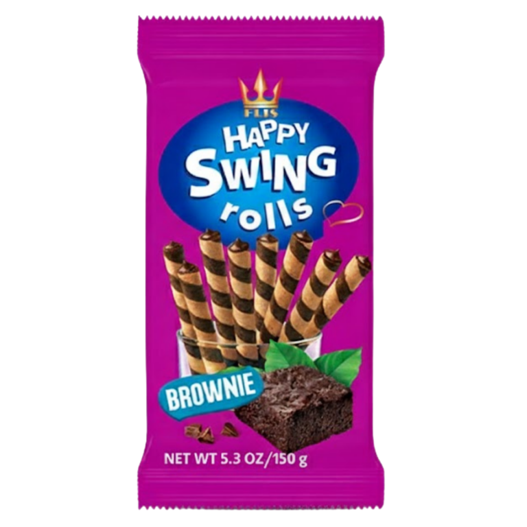HAPPY SWING BARQUILLO BROWNI 150G