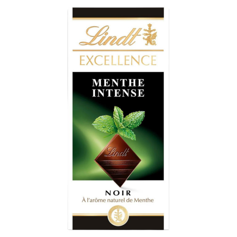 LINDT CHOCOLAT NOIR MENTHE 100G