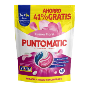 PUNTOMATIC DETERGENTE CÁPS. FUSION FLORAL 34+14D