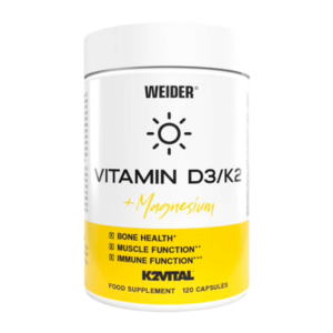 WEIDER VITAMINA D3/K2 + MAGNÉSIO 120 CÁPS