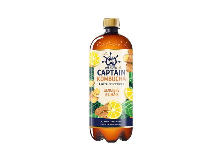 THE GUTSY CAPTAIN KOMBUCHA GINGER Y LEMO