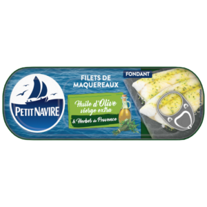 PETIT NAVIRE MAQUEREAUX HUILE D'OLIVE 145G