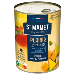 SAINT MAMET PÊCHE POIRE ANANAS 412G