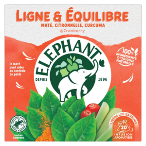 ELEPHANT INFUSION MATÉ CITRONELLE CURCUMA 20U