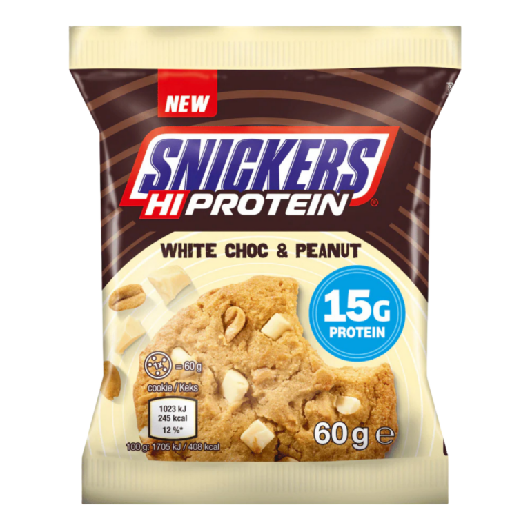 SNICKERS COOKIE PROTEICO CHOCO BRANCO 60G