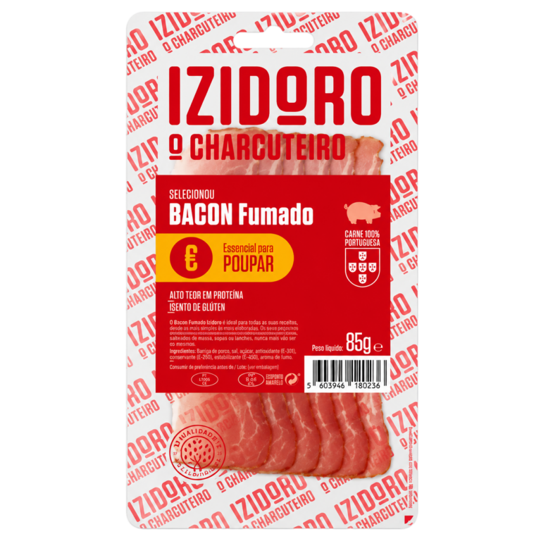 IZIDORO BACON FUMADO FATIADO 85G