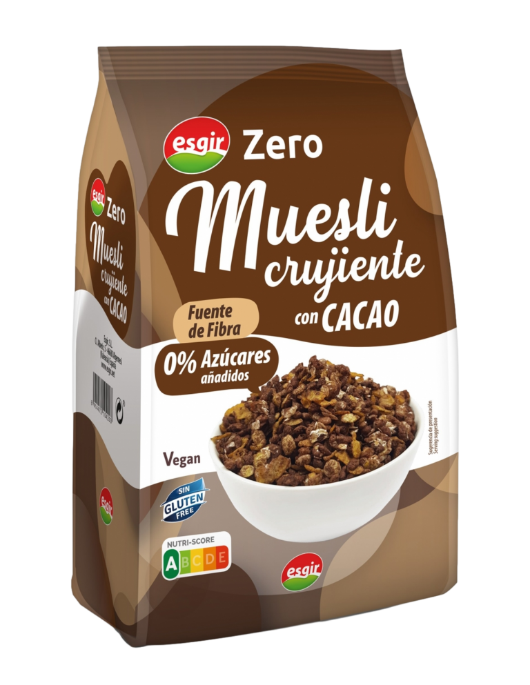 ESGIR MUESLI CERO CHOCOLATE CRUJIENTE 300G