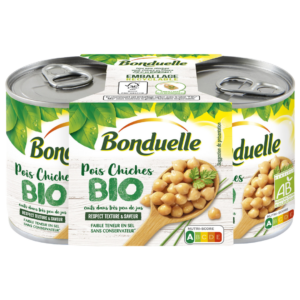 BONDUELLE POIS CHICHE BIO 2X130G