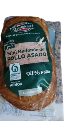 LA CARLOTEÑA REDONDO DE POLLO ASADO 250G