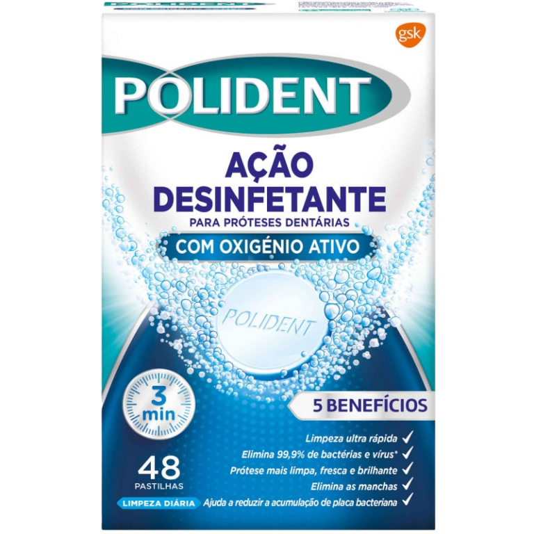 POLIDENT TABLETAS LIMP PROTESIS DENTAL 4