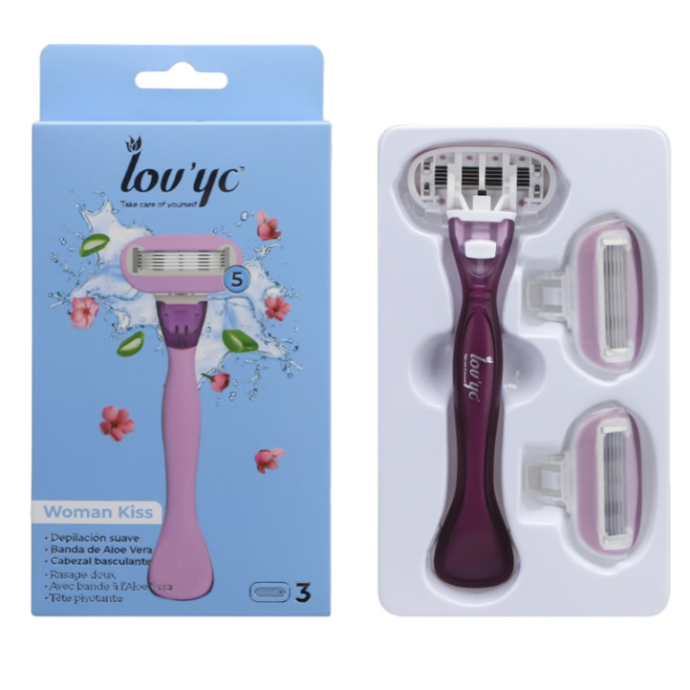 LOV'YC MAQUINILLA DE DEPILAR 1U+ 3 REC