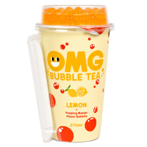 OMG BUBBLE TEA LIMÃO E MANGA  270ML