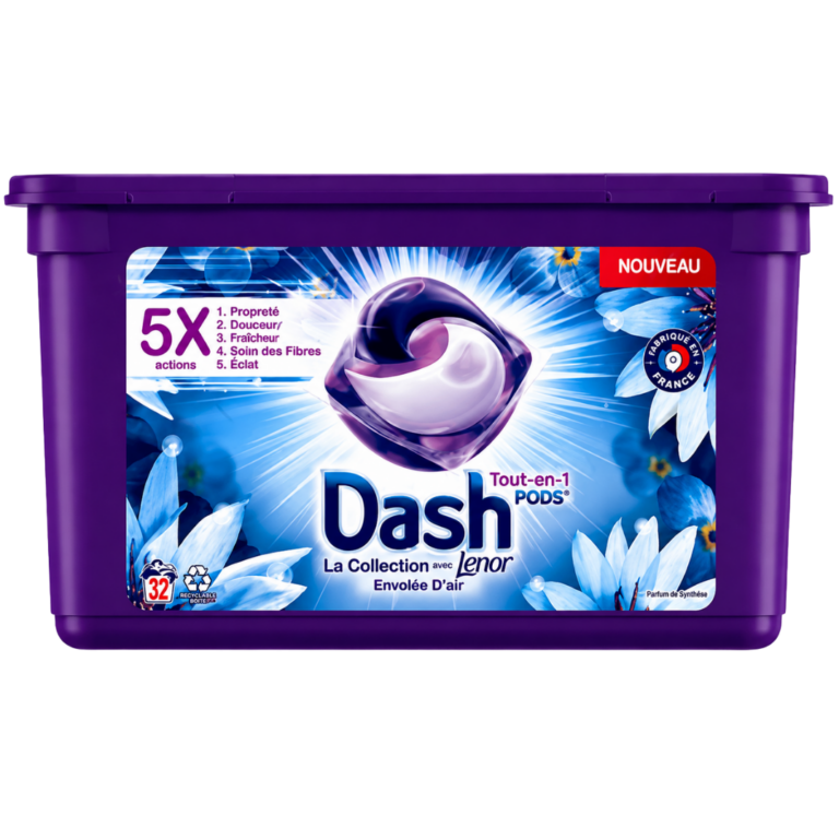 DASH LESSIVE ENVOLÉE D'AIR 34CAPS