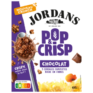 JORDANS POP & CRISP CHOCOLAT 400G