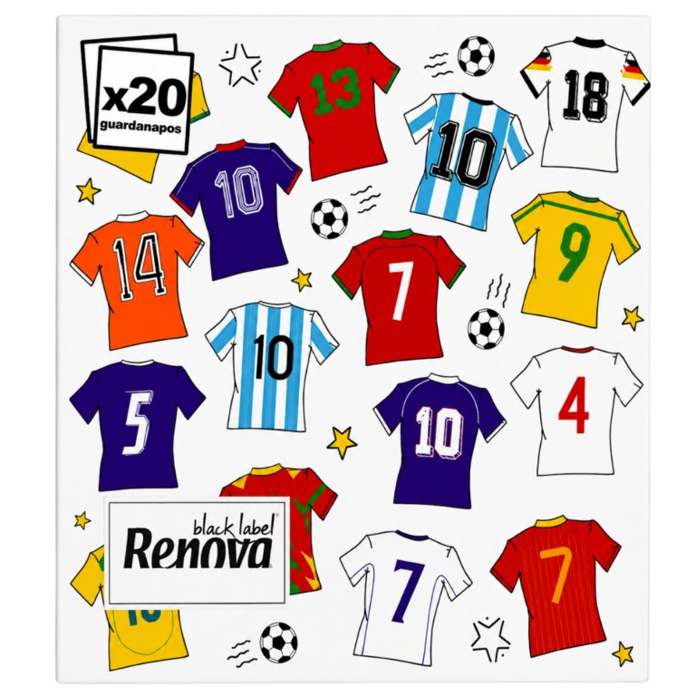 RENOVA SERVIETTES FOOTBALL 33X33CM 20U