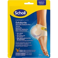 SCHOLL MASCARILLA PIES EXPERT EXFOLIANTE 1 PAR
