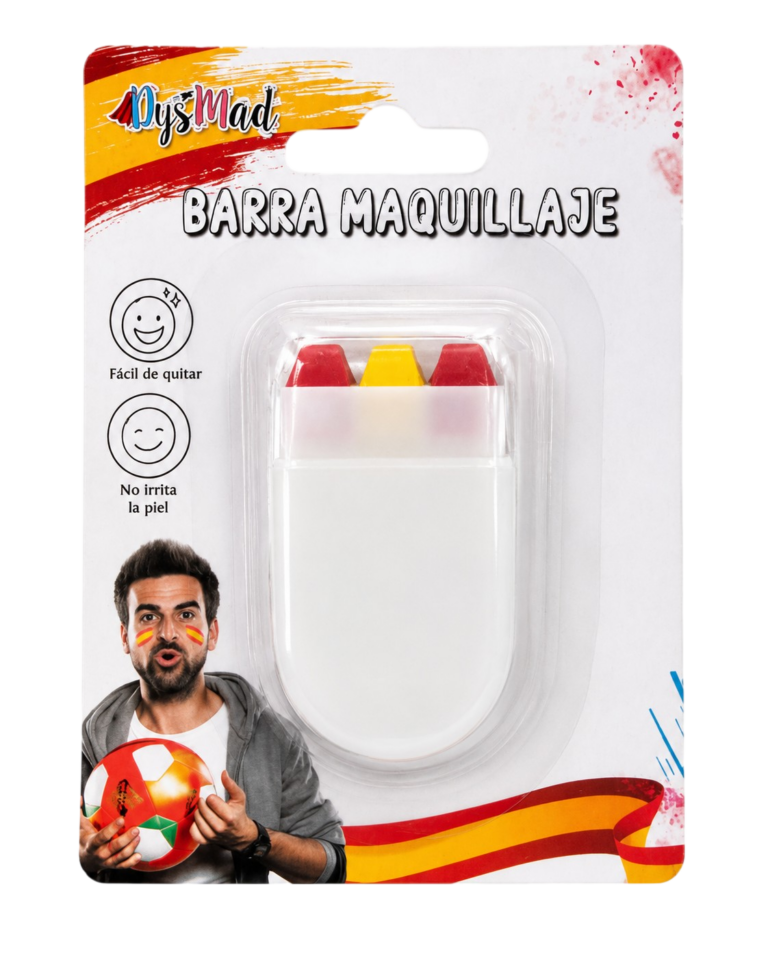STICK MUNDIAL PINTURA CARA BANDERA ESPAÑA