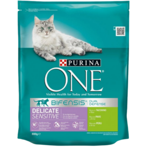 PURINA ONE BIFENSIS DIGESTI�N PAVO/SALM�N 800G