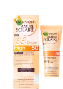 AMBRE SOLAIRE BB CREAM FACIAL SPF50 50ML