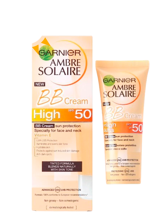 AMBRE SOLAIRE FACIAL BB CREAM SPF50 50ML