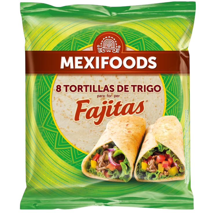 MEXIFOODS TORTILLAS FAJITA 20CM 320GR