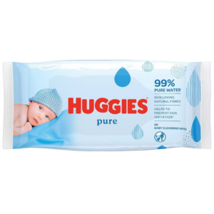 HUGGIES PURE LINGETTES 56 UNITÉS