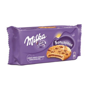 MILKA SENSATIONS COOKIES CORAZÓN TIERNO 156G