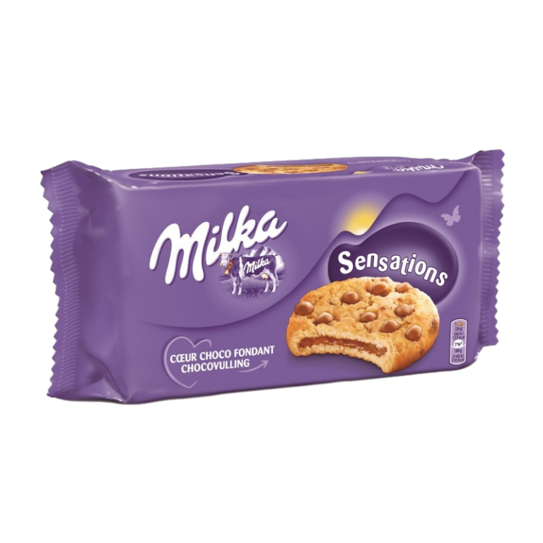 MILKA SENSATIONS COOKIES CORAZÓN TIERNO 156G