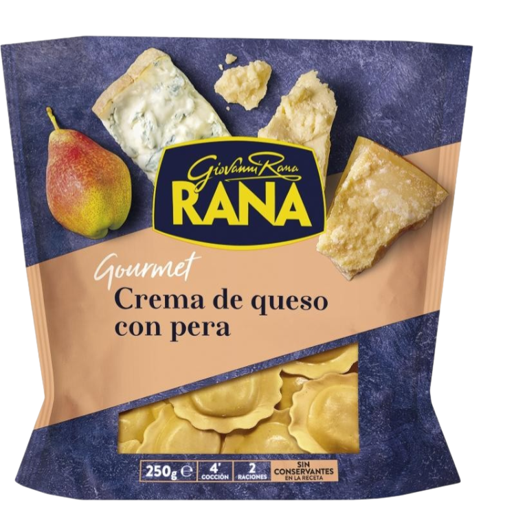 RANA RAVIOLIS COM QUEIJO E PERA 250G