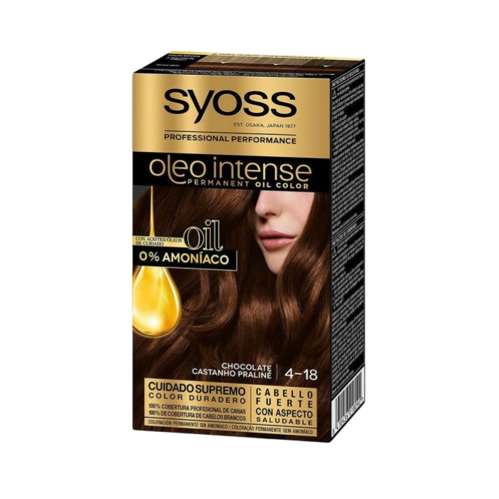 SYOSS PROFESIONAL OLEO INTENSE TINTE 4.18 CHOCOLATE