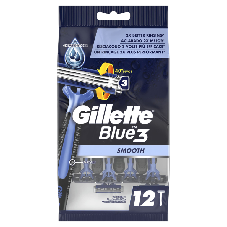 GILLETTE BLUE 3 MAQ DES SMOOTH/SLALOM 12