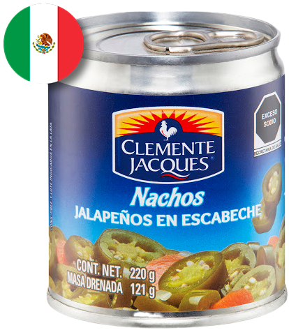 CLEMENTE JACKES JALAPEÑOS EM RODELAS