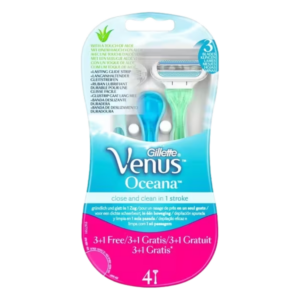 GILLETTE VENUS MÁQUINA DE BARBEAR OCEANA 3 DESCARTÁVEL