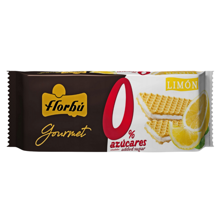 FLORBÚ WAFERS LIMÃO 0% AÇÚCAR 150G
