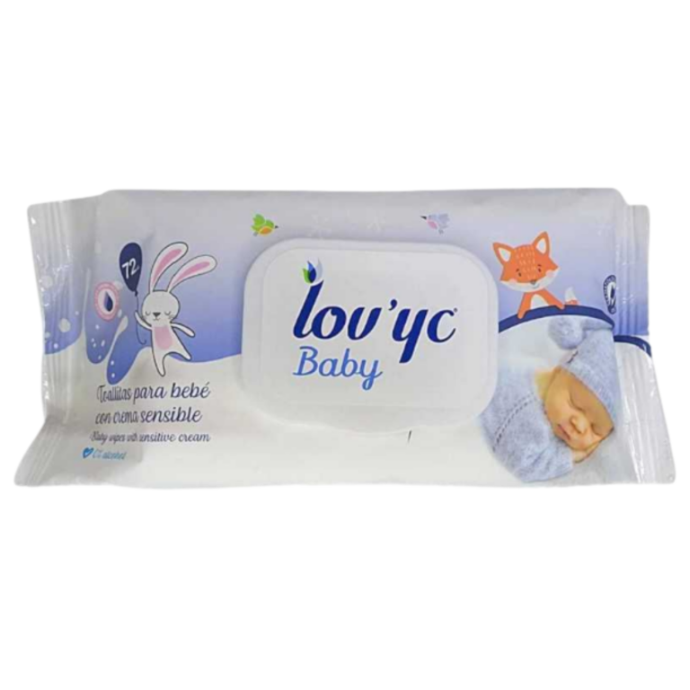 LOV'YC TOALHITAS SENSÍVEL TAMPA 72U