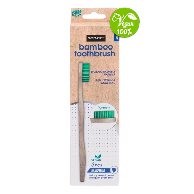 SENCE CEPILLO DE DIENTES BAMBU PACK 3