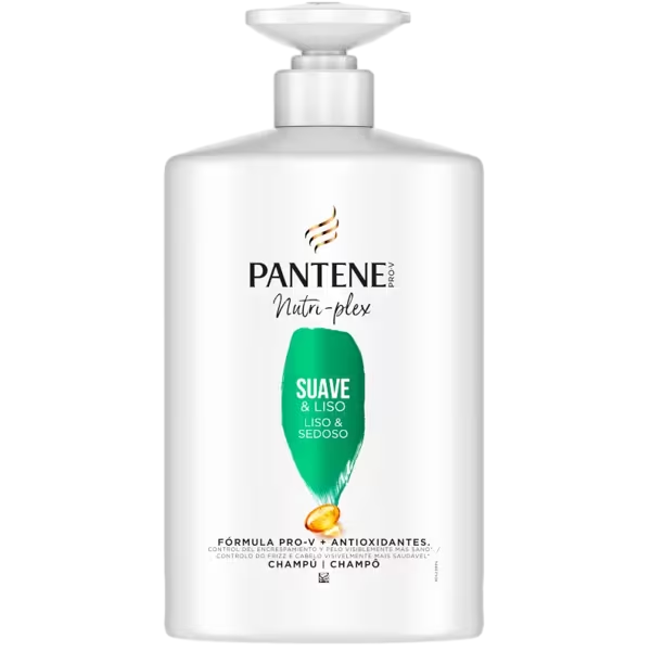 PANTENE CHAMPU SUAVE Y LISO 1L
