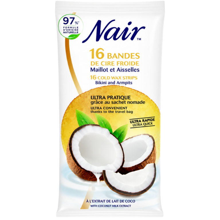 NAIR BANDES ÉPILATION BIKINI AISSELLES 16U