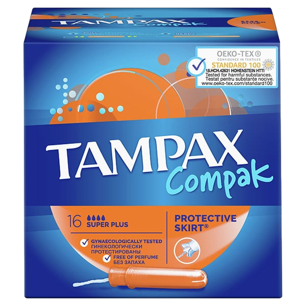 TAMPAX COMPAK SUPER PLUS 16U