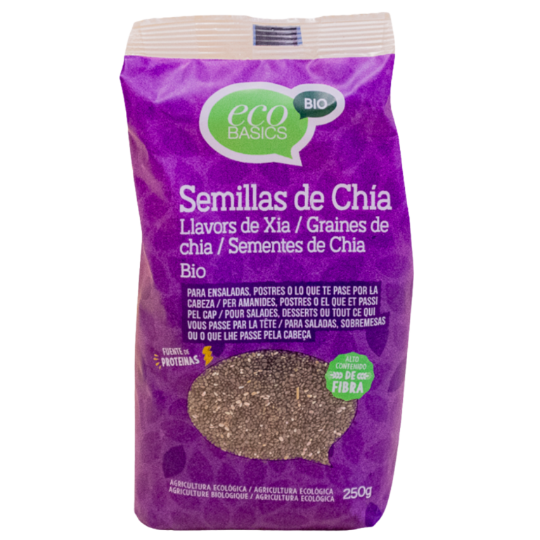 ECOBASICS SEMENTES DE CHIA BIOLÓGICAS 250G