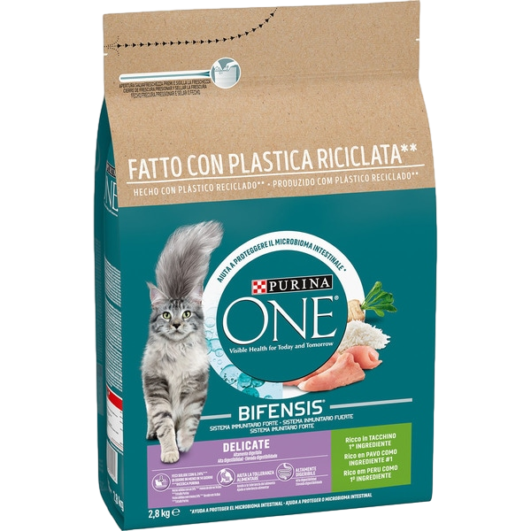 PURINA ONE SENSITIVE PAVO & ARROZ 2,8KG