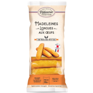 PATISSERIE TRADITION MADELEINES LONGUES AUX OEUFS 250G