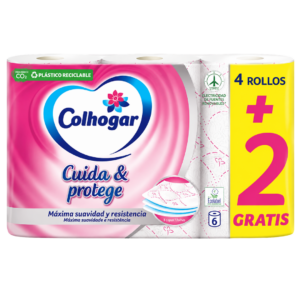 COLHOGAR PAPIER TOILETTE PROTECTCARE 3C 6U