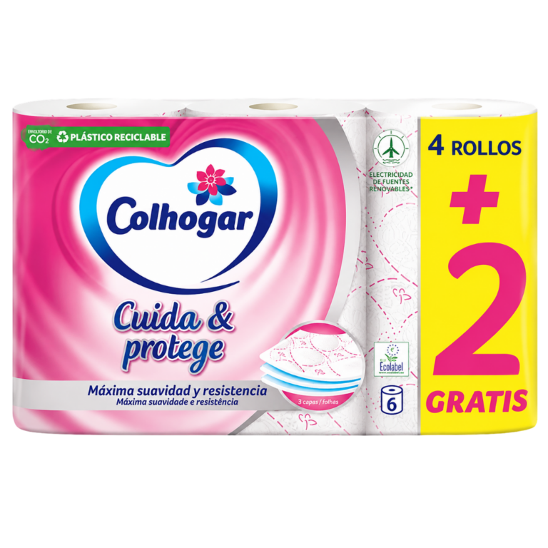 COLHOGAR PAPIER TOILETTE PROTECTCARE 3C 6U