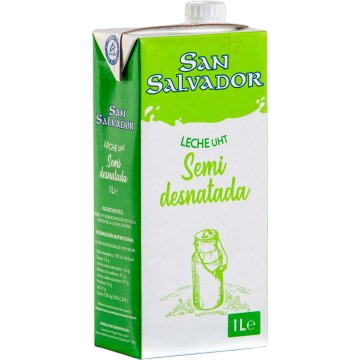 SAN SALVADOR LECHE SEMI 1 LITRO