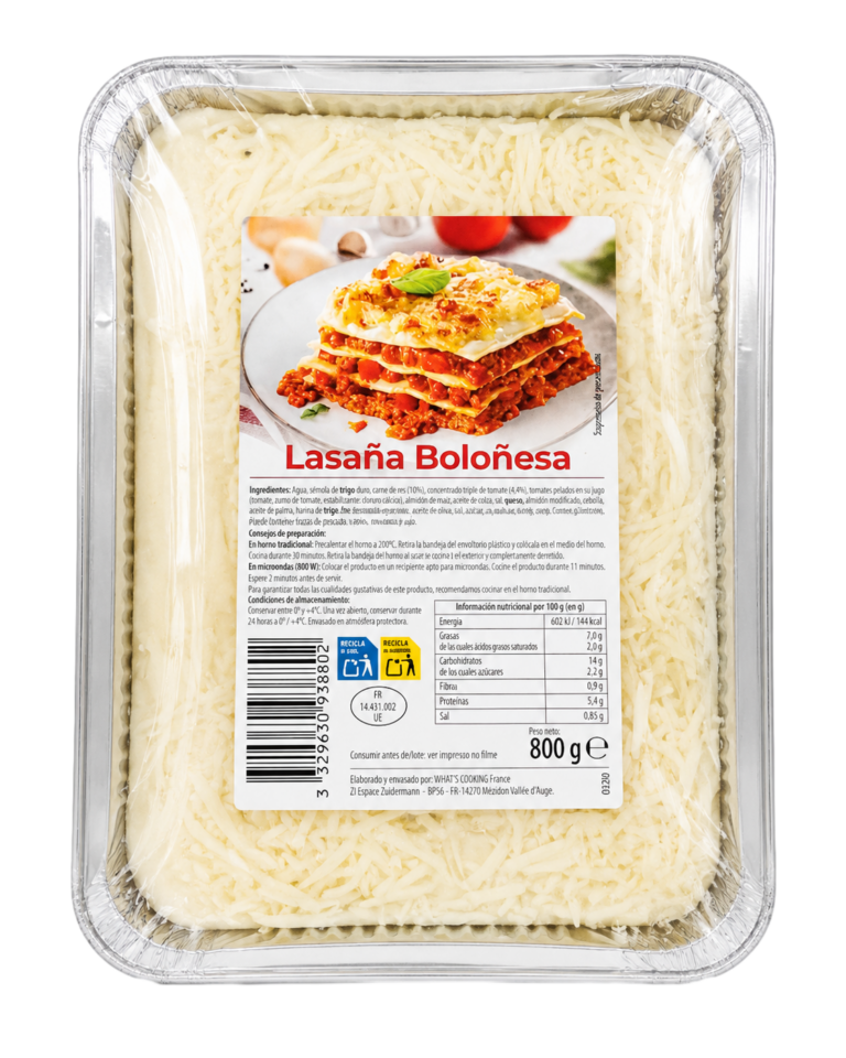  LASAÑA BOLOÑESA 800G