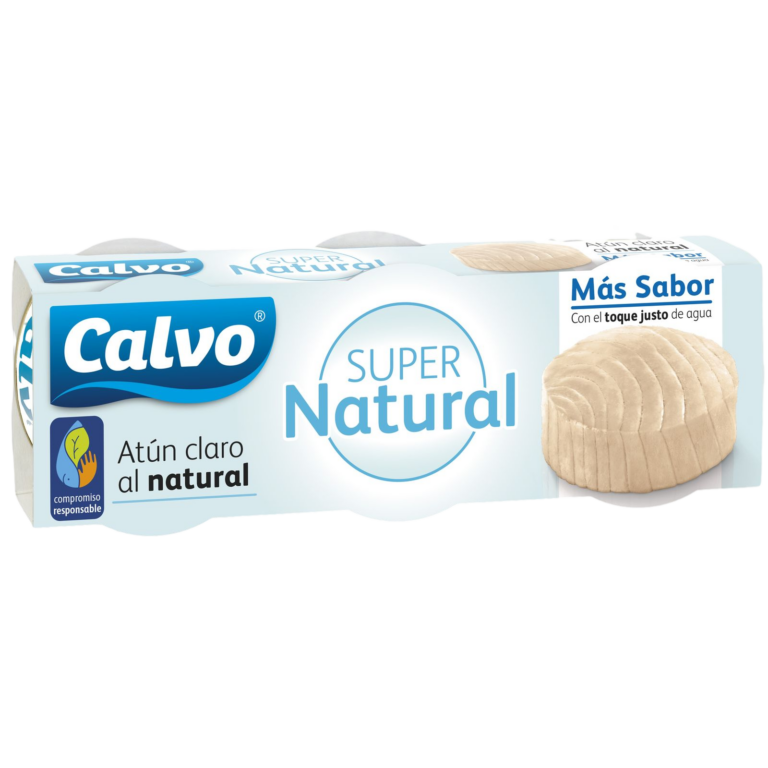 CALVO ATUN CLARO SUPER NATURAL PAC 3X56G