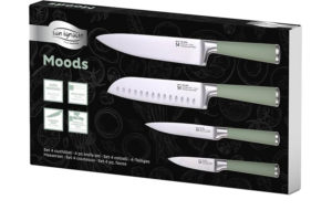 SAN IGNACIO SET 4 PC CUCHILLOS ACERO INOX