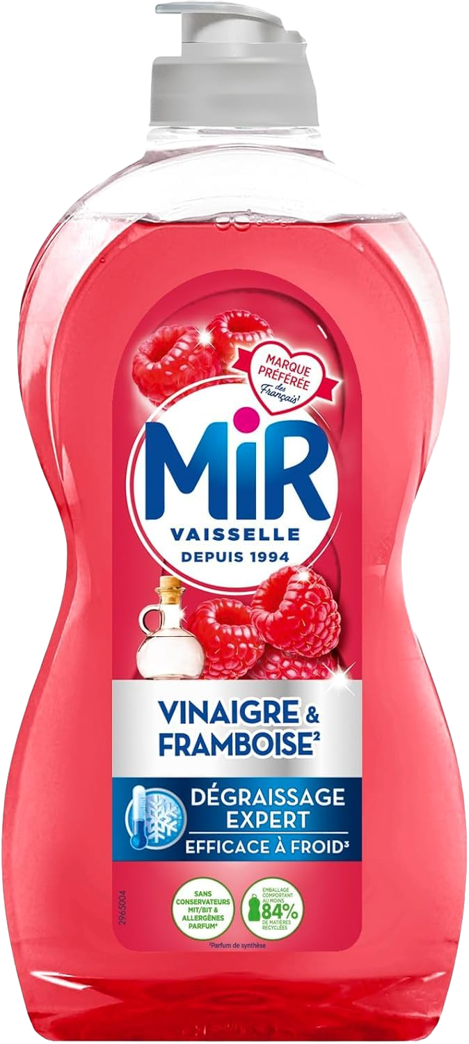 MIR LIQUIDE VAISSELLE VINAIGRE FRAMB 450ML
