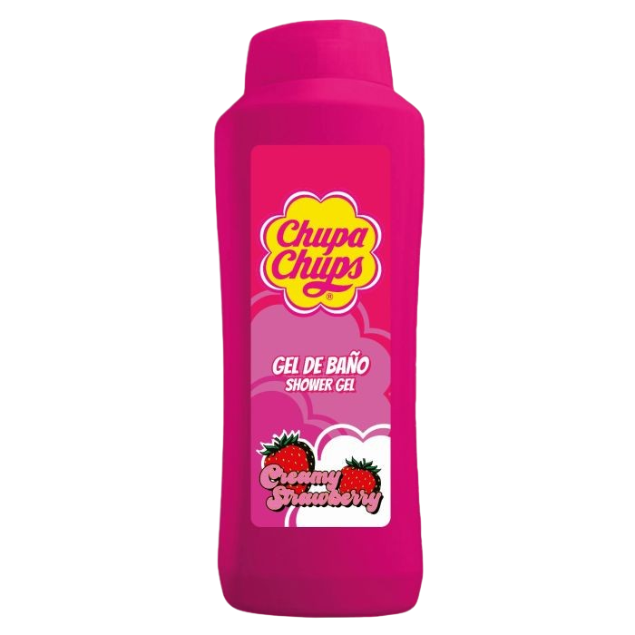 CHUPA CHUPS GEL DE BAÑO FRESA Y NATA 750